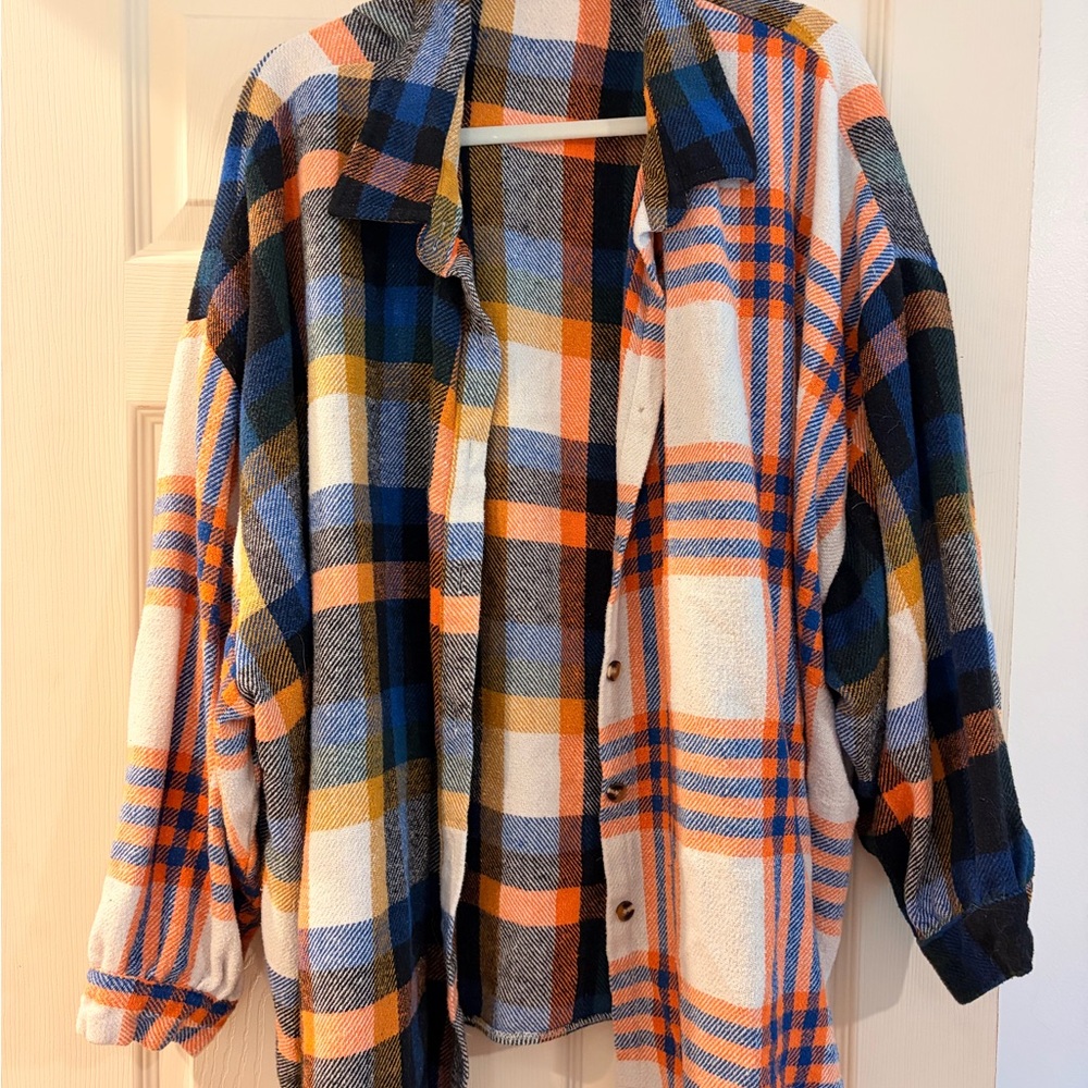 Nasty Gal Multicolor Plaid Shirt